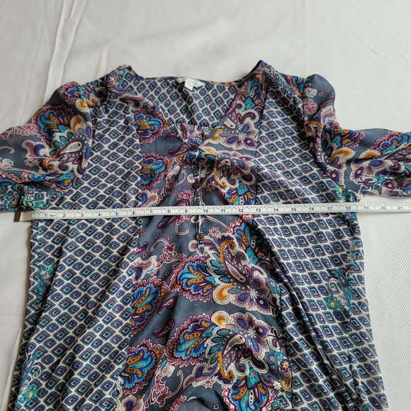 Sheer Tunic Blouse - size S - Picture 9 of 11